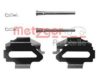 METZGER 109-1168 Accessory Kit, disc brake pads
